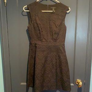 Black Jacquard Dress